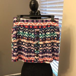 Charlotte russe size small mini skirt lined VGC